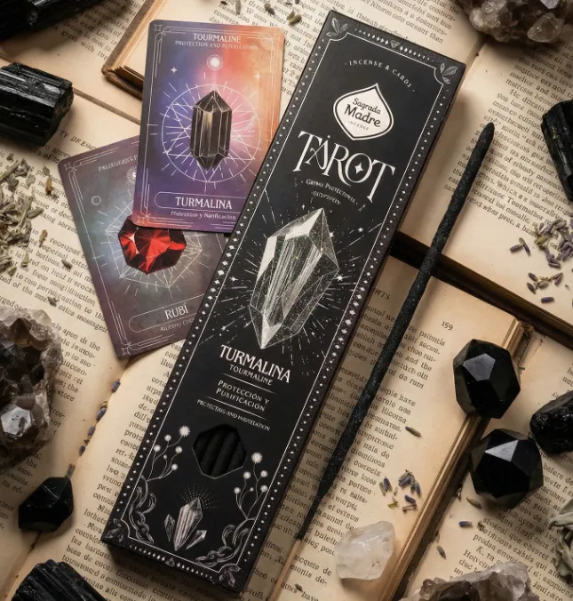 Incienso Tarot Turmalina Protección y Purificación